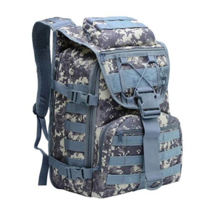 Military-grade 40L tactical backpack with weather resistance and durability for hunting, cycling, and sports. Ideal for carrying polarized sunglasses.