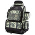 Camouflage waterproof fishing tackle backpack with multiple compartments and protective rain cover - best fishing backpack for gear and tackle