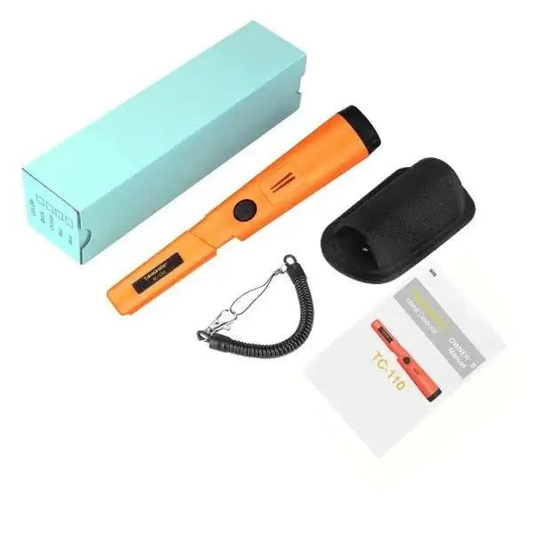 Portable Metal Detector with Accessories for Beginners Including Holster, Lanyard, and Manual - Affordable and Easy to Use