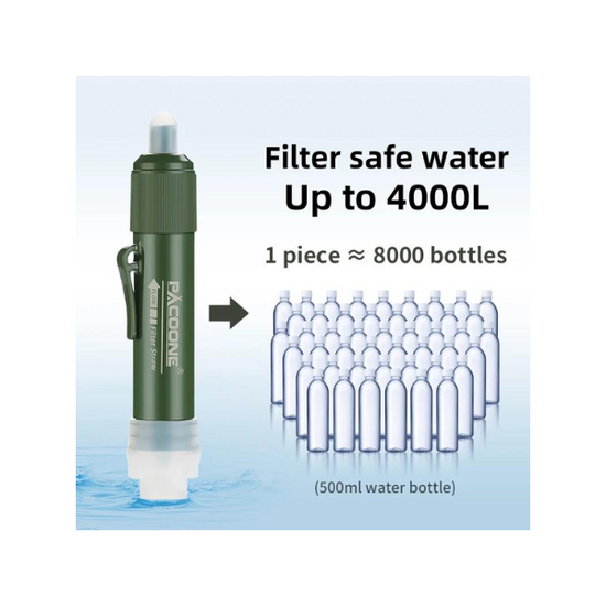 Mini Camping Purification Water Filter & Water Bag