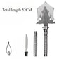 Multifunctional camping shovel with a 52CM total length, made of high-strength carbon steel, ideal for outdoor survival.