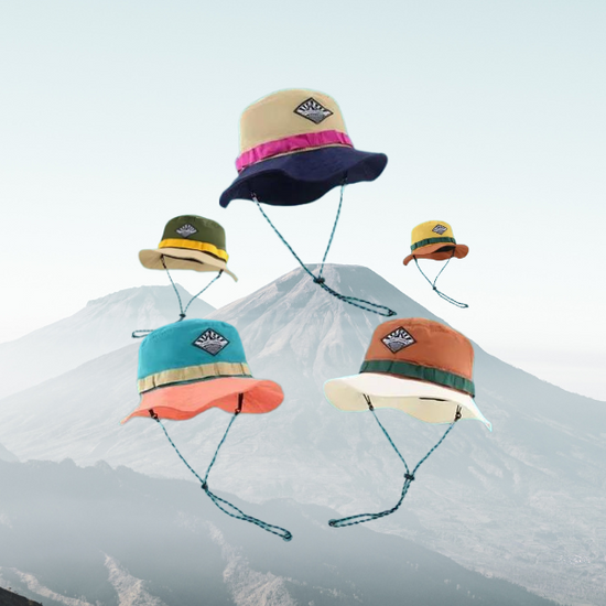 bucket hat with wide brim