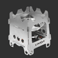 Titanium Portable Ultralight Folding Wood Stove