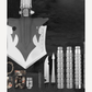Multifunctional camping shovel with tools, including a folding shovel, knife, and accessories, designed for outdoor survival.