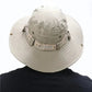 bucket hat with wide brim