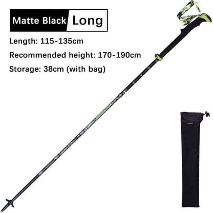 Carbon Fiber Folding Walking Stick 5 sections