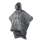 poncho liner hoodie in gray, designed for comfort and warmth, suitable for all seasons.