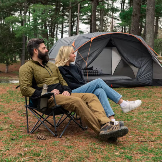 heavy-duty double camping chair