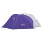 Stylish purple camping tent with stove jack, shown on a clean white backdrop. Combines warmth, ventilation, and vibrant color for an enhanced camping experience.