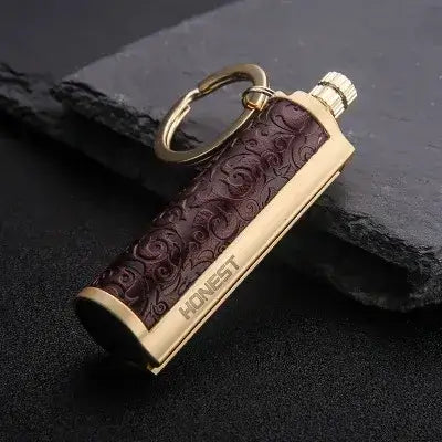 Portable Immortal Match Stick Lighter Keychain - Waterproof Metal Flint Lighter for Camping and Outdoor Activities