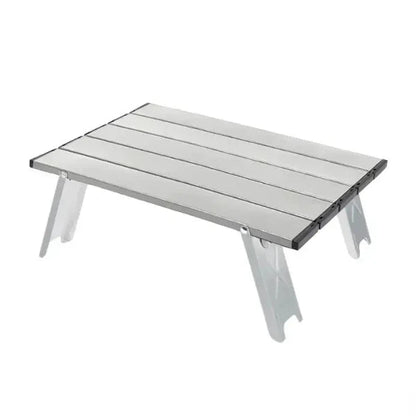 Ultralight Aluminum Alloy Mini Camping Table with Folding Legs for Outdoor Picnics and Camping