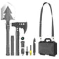 Multi-Function Folding Shovel 10-in-1 Survival Kit with Axe, Knife, Screwdriver, Compass, and Portable Storage Box