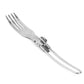 Portable foldable stainless steel camping fork from Widesea, lightweight and durable for backpacking, hiking, and outdoor meals.