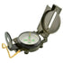 Portable Military Compass with Liquid-Filled Stability, Luminous Dial, Integrated Bubble Level, and Magnifying View for Camping and Survival