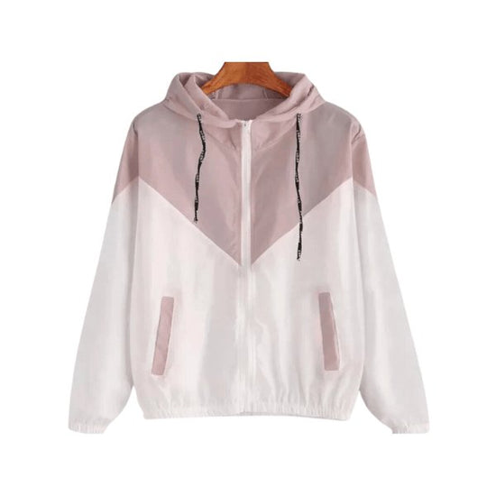 Quick Dry Women Hooded Jackets Windbreaker