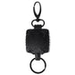 Special square design Anti-theft metal yoyo retractable keychain white background 