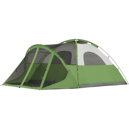 Screened camping tent for 6 people showing the screened room.