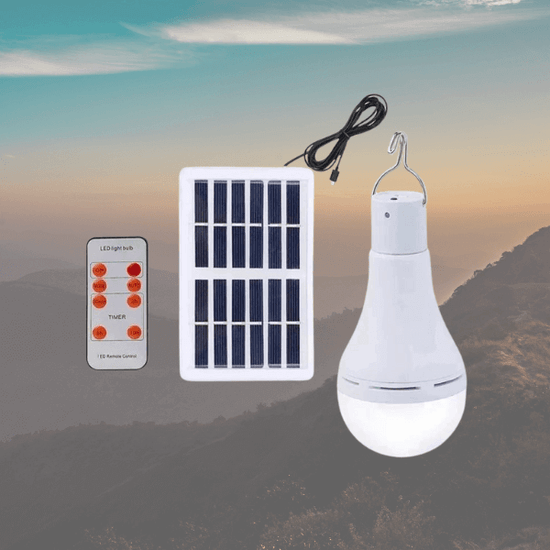 Super bright outdoor solar lantern with small solar panel, remote control, and durable LED light for outdoor use