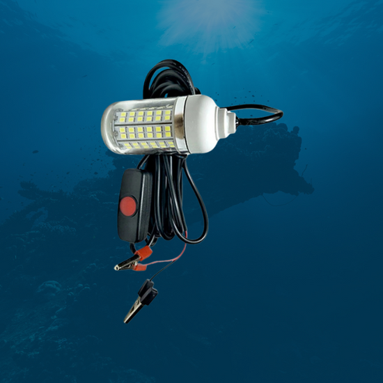 Underwater Fishing Light 12V LED 100W  Fish Finder Lamp