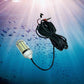 12V LED Underwater Fishing Light with 108 Beads, 5m Line, Heavy-Duty ABS Construction, Ideal for Night Fishing and Attracting Fish.