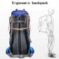 waterproof hiking backpack 75L